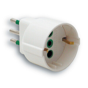 Fme 87.130 BL Adattatatore 16A 2P+T Schuko