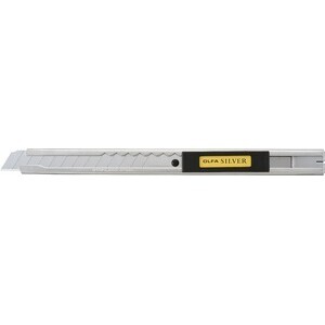 Olfa Cutter 9 mm Inox SRV-1 con Blocco Automat