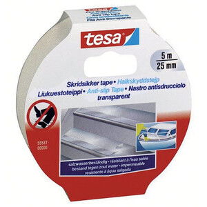 Nastro Antisdrucciolo Tesa 25MMX5M Trasp