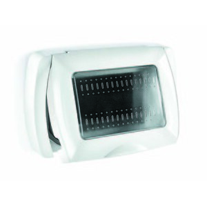 Placca Life Box System P/Esterno IP55 Bianco 3P