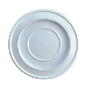 Rosone P/Tubo di Stufa D 8 cm Bianco