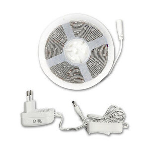 Kit Strip Led 12W 5 M IP54 Calda