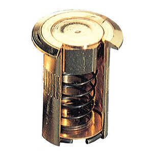 SC Pozzetto a Molla Ottone Lucido D 14X30 mm