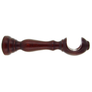 Supporto Legno P/Bastone Ciliegio 25 cm 2 PZ