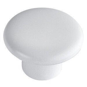 Pomolo in Resina 24 PP D 32 mm Bianco 2 PZ