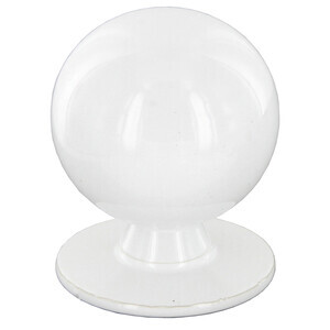 BL Pomolo D 25 mm Ottone Bianco 2 PZ