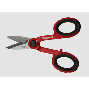 PL Forbici P/Elettricista Lame Diritte Inox