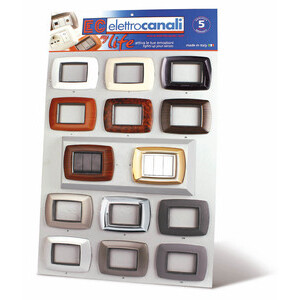 Espositore Placche Coprinterr Serie Life Dimostrativo