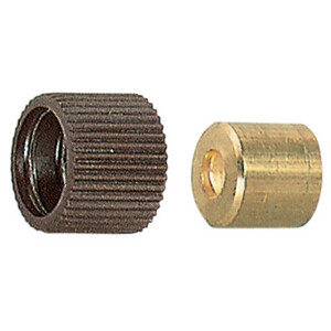 Reggipiano Ottone C/Gomma 12 mm Marrone