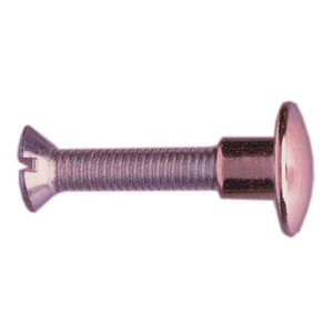 Vite P/Sedia 30 mm Borchia Ottone Nichelato