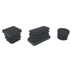 BL Puntale Alettato 40X40 mm Nero 6 PZ