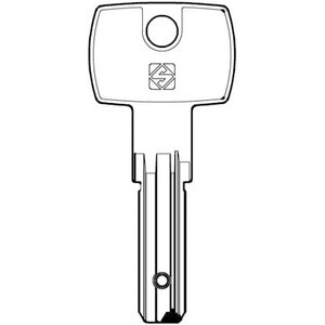 Silca DM139 Chiave Punzonata Nichel
