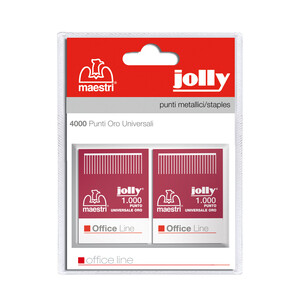 Blister Punti Spillatrice Maestri Jolly Oro 4000 PZ