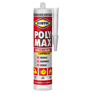 Bostik Polymax Original 300 G Cristal Cartuccia