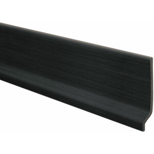 Battiscopa 70X9 PVC Espanso 200 cm Nero