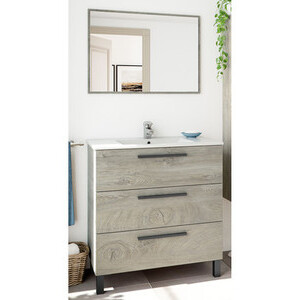 Kit Mobile Bagno Athena 3 Cass 80 Rovere Alaska