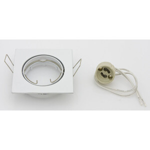 Faretto Quadrato Incas Orientab Led GU10 Bianco
