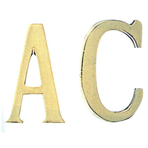 BL Lettera D in Ottone 75 mm