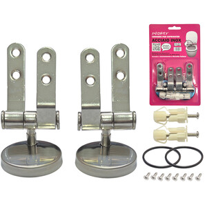 Cerniera Copriwater Inox CF 2 PZ