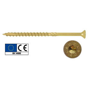 BS Vite P/Legno Portante TSP TX-30 6 X240MM ZN Gialla 5 PZ