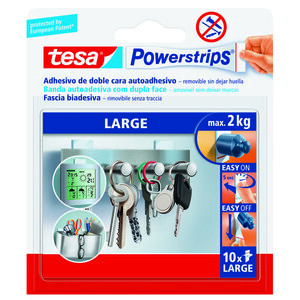 Fascia Biadesiva Forte Tesa Powerstrips 10 PZ