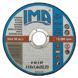 Ima Disco P/Ferro Piano D 115X1,6 mm Conf 5 PZ