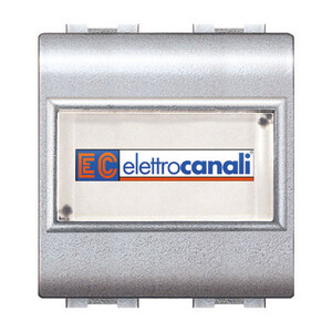 Life 4025 Tec Pulsante C/Portanome Argento Sat