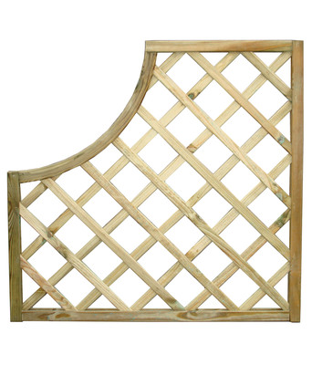 Grigliato Pino Impregnato 35 90XH 90 cm Sagomato