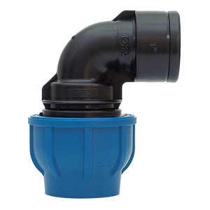 Raccordo Poliprop Gomito Fem D 20MM X1/2