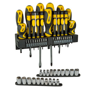 Stanley Set Cacciaviti C/Inserti e Bussole 0.62143 57 PZ