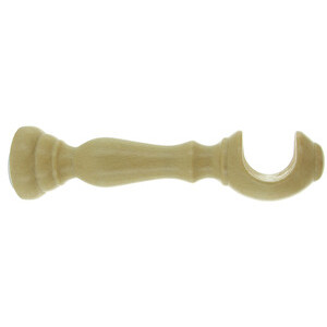 Supporto Legno P/Bastone Naturale 18 cm 2 PZ