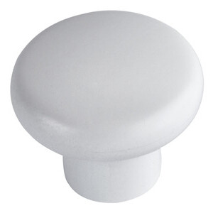 Pomolo in Resina 24 PP D 24 mm Bianco