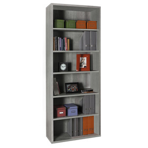 Pratico Libreria 35,7X81,6XH217 cm Cemento