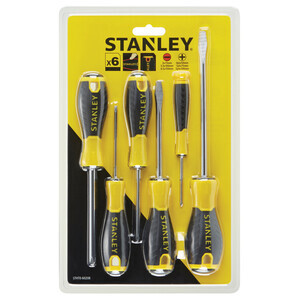Stanley Set 6 Cacciaviti Essential 60208