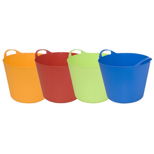 Cesta Multiuso 25 L Colori Assortiti 38XH30 cm
