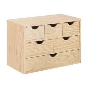 Cassettiera Mini 6 Cassetti 40X20XH28 cm