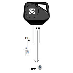 Silca HON70TE Chiave Transponder Vuota Ottone