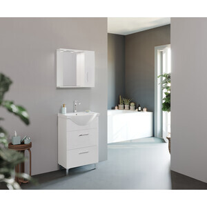 Specchio da Bagno 199 a 1 Anta Bianco