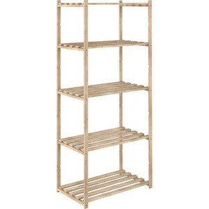 Scaffale in Pino Basico 5 Ripiani 65X40XH171CM