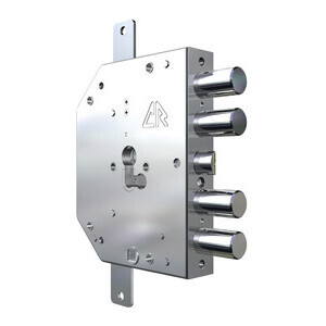 CR 2155G-11 Serratura Appl P/Blind Tripl Cil Sag C/Bloc SX E61 I28