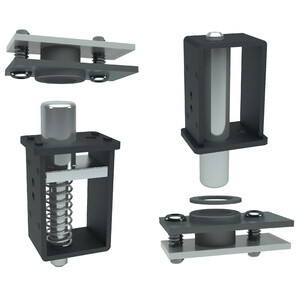 Kit Lato Cardine e Piastre 913 P/Cancello 30X40 mm