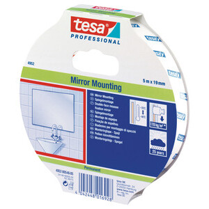 Nastro Biadesivo Tesa P/Specchi 19MMX5M