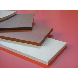 Mensola Squadrata Noce 60X1,8X100 cm