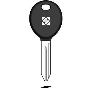 Silca CY24TE Chiave Transponder Vuota Ottone