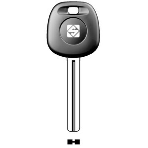 Silca TOY40BTE Chiave Transponder Vuota Ottone