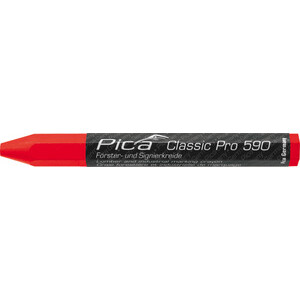 Marcatore Gesso Pica Legno Metallo Mura Rosso