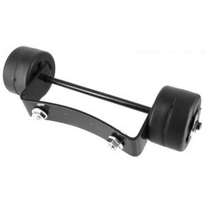 R Set Ruote P/Stufa Patio Mushroom Nero