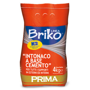Linea Briko Intonaco Interno Esterno da 4 kg