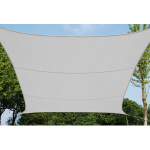 C Tenda Vela Ombreggiante Quadr Hdpe 2,9X2,9 Bianco