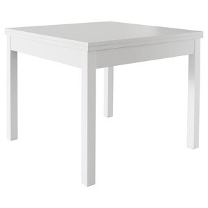 Kit Tavolo Libro 90/180X90XH79CM Bianco Frassino